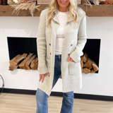 Long Knit Open Front Coat (2 Colors)