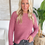 Rose Wide Neck Knit Sweater