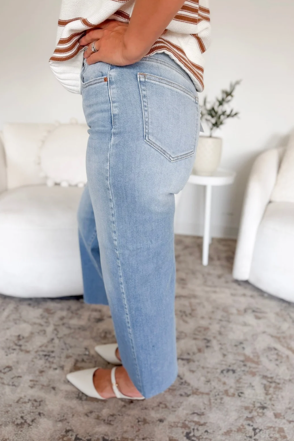 Rylee High Rise Wide Leg Cello Jeans