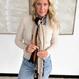 Black Waves of Comfort Scarf