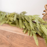 60" Two Tone Green Pine Garland