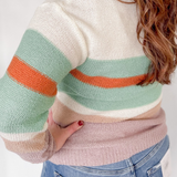 Valerie Multi Striped Knit Sweater