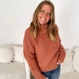 Chunky Knit Turtleneck Sweater