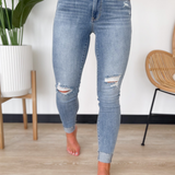 Maddie Mid Rise Skinny Judy Blue Jeans