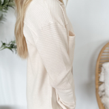 Waffle Knit Relaxed Shacket (2 Colors)