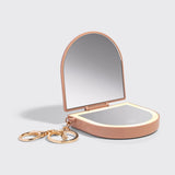 LED Compact Mirror Keychain