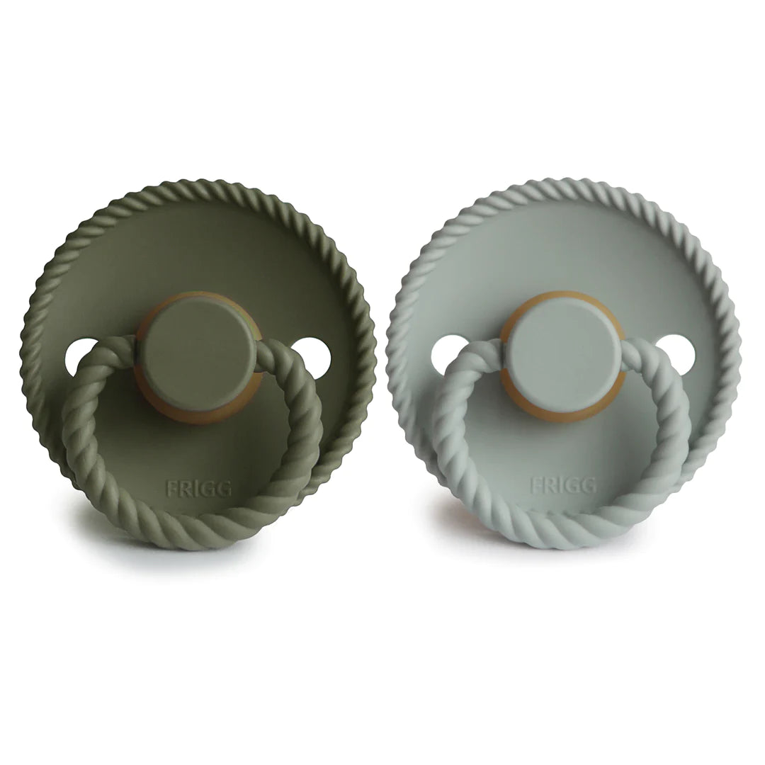 Friggs Rope Pacifier 0-6M [Set of 2]