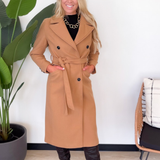 Sadie Tan Long Trench Coat