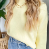 Drop Shoulder Relaxed Knit Sweater (3 Colors)