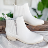 Trinity Bone Ankle Boots