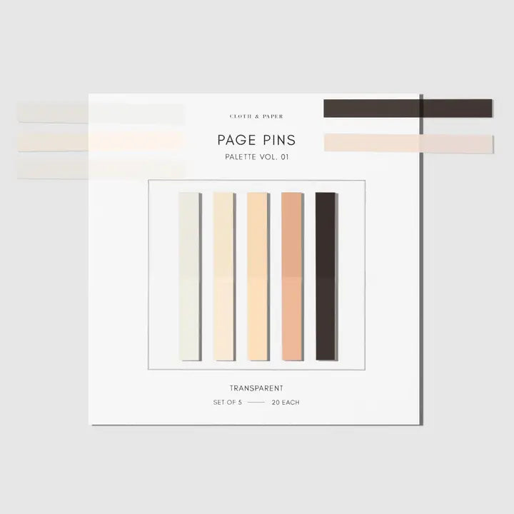 Transparent Page Pins