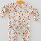 Winnie's Wildflower Ruffle Footie