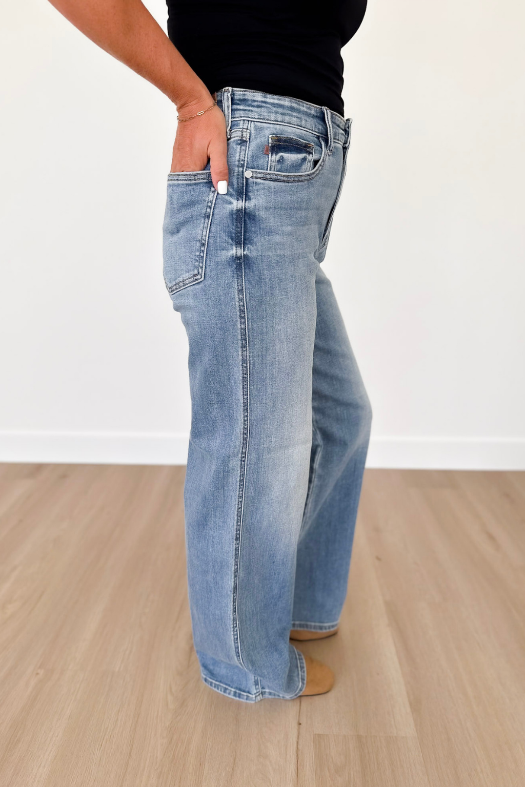 Mallory High Rise Column Straight Judy Blue Jeans