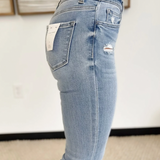 Zoey Mid Rise Bootcut Flying Monkey Jeans