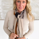 Black Waves of Comfort Scarf