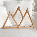 Rattan Wall Art Mountains Nursery Decor