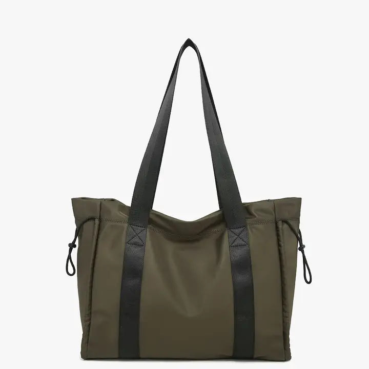Lydia Travel Drawstring Nylon Tote