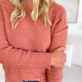 Isabel Distressed Relaxed Sweater