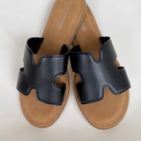 Black Slip-on Sandal