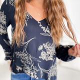 Camille Floral Top