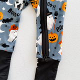 Blue Costumed Ghost Romper