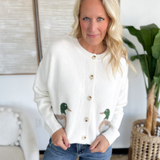 Button Down Duck Sweater