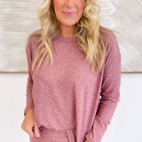 Two Tone Soft Knit Lounge Top (3 Colors)