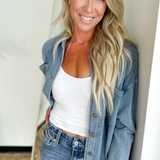 Relaxed Oversized Denim Shacket