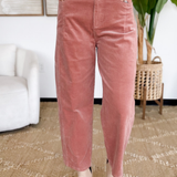 Rose Corduroy Wide Leg Pants