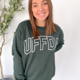 Uffda Green Crewneck Sweatshirt