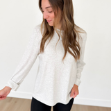 Light Grey Long Sleeve Top