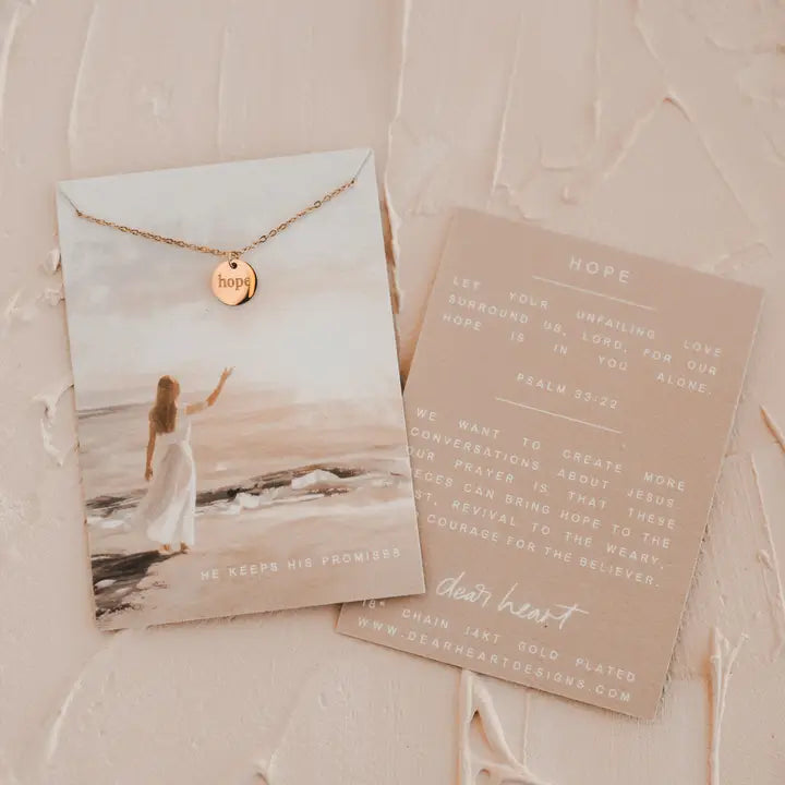 Hope Disc Necklace