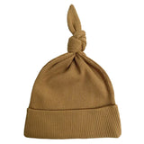 Honey Waffle Knit Knot Hat 0-3M