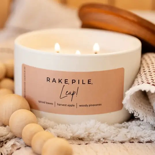 Rake, Pile, Leap | 10 oz Candle