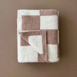 Kids Checkered Plush Blanket