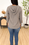 Madison Grey Hooded Pullover
