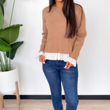 Carly Crewneck Sweater Shirt