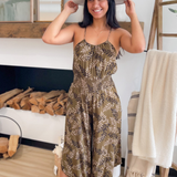 Raelynn Olive Leaf Jumpsuit