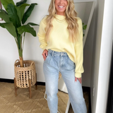 Drop Shoulder Relaxed Knit Sweater (3 Colors)