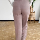 Mocha Wide Leg Everyday Sweatpants