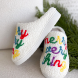 Merry Everything Sherpa MIA Slippers