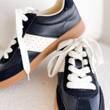 Parker Lace Up Sneakers-Black