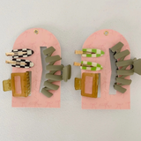 3 Pack Hair Clip Set (2 Colors)