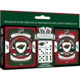 Minnesota Wild 2 Card Decks & Dice