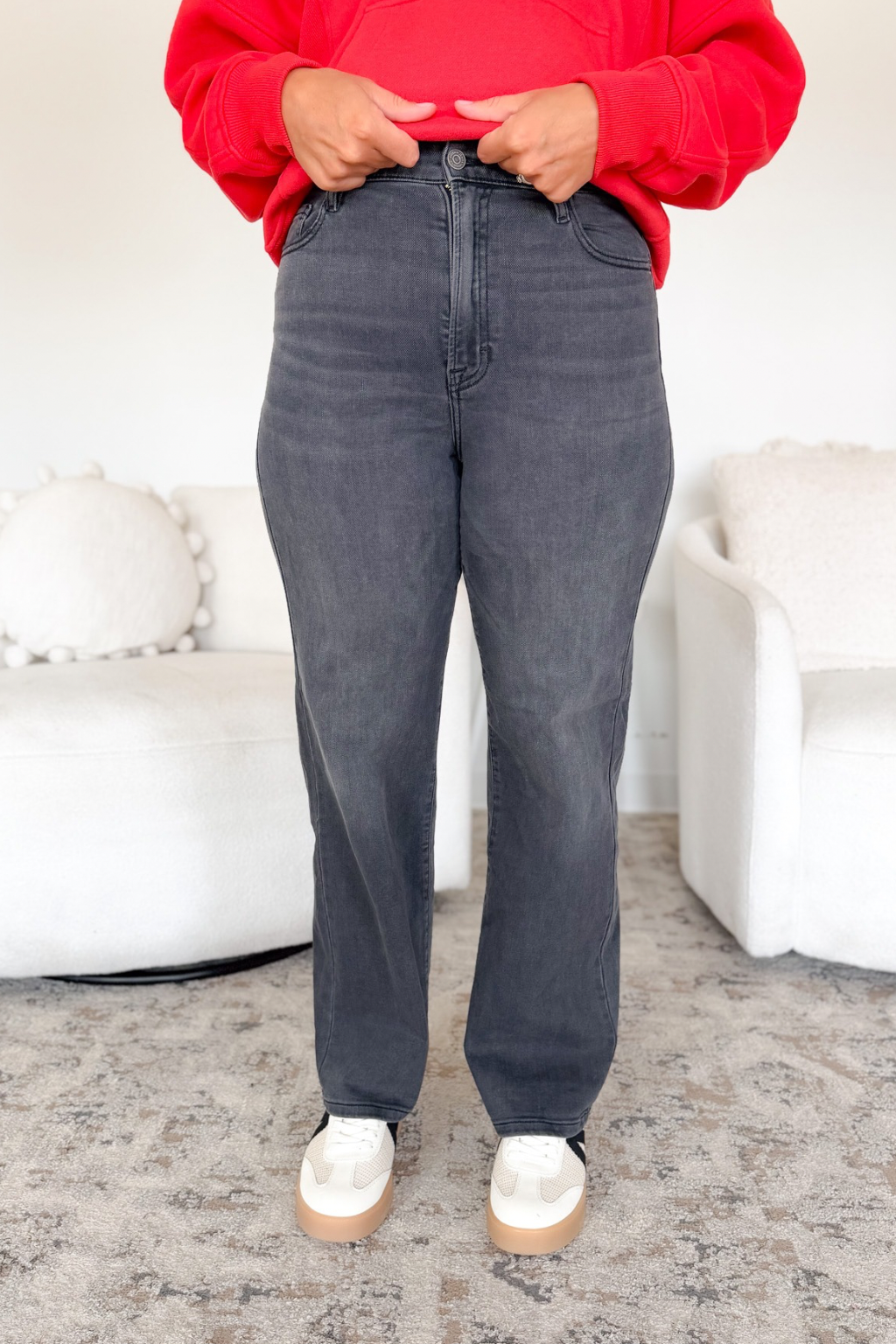 Logan High Rise Dad Style Hidden Jeans