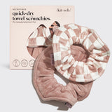 Microfiber Quick-Dry Towel Scrunchie 2 PC