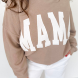 Taupe Mama Crewneck