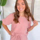 Blakely Striped Cropped Top