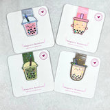 Milk Tea Boba Magnetic Bookmark