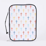 Colorful Crosses Canvas Bible Cover